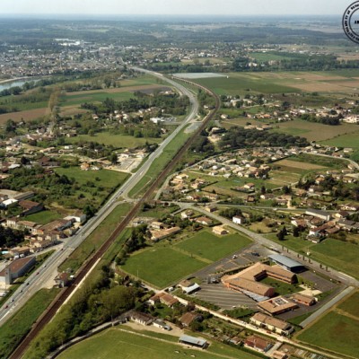 06 vue sur la n113 langon en arrire plan