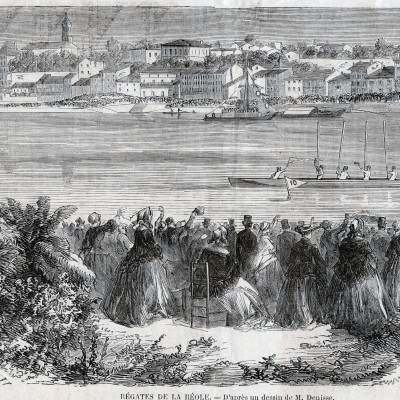 regates de la reole illustration 1858jpg