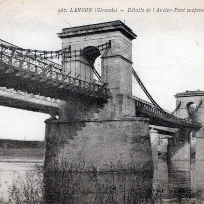 langon detail de l ancien pont
