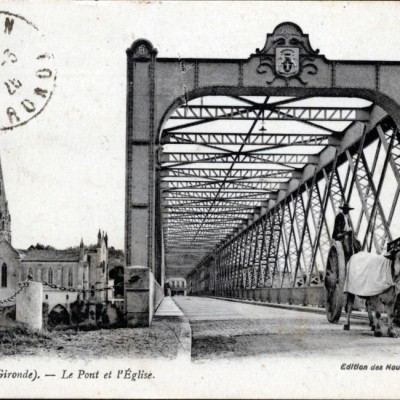146 langon le pont et l   glise