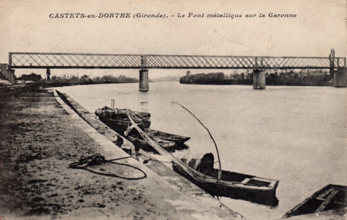 Castets en Dorthes Pont Metallique