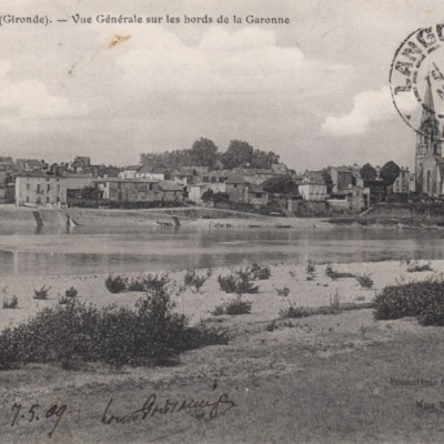 1003 langon vue g  n  rale sur les bords de la garonne