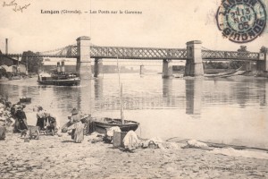 CPA 06 Langon Les Ponts sur la garonne