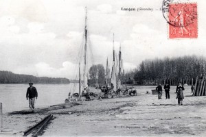 Langon Gironde  le port