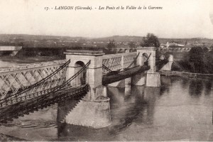 langon gironde les ponts et la vall  e de la garonne