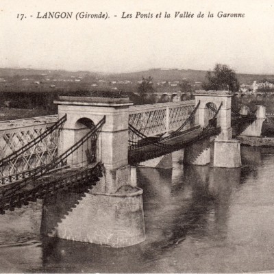 langon gironde les ponts et la vall  e de la garonne