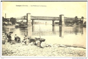langon les ponts sur la garonne