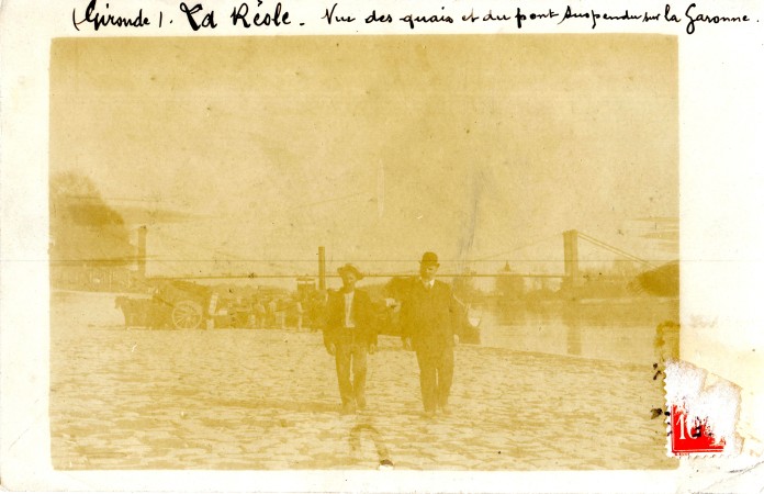 le port de la reole photo  1890