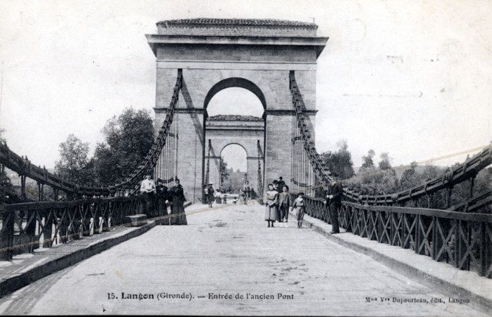145 langon entr  e de l ancien pont