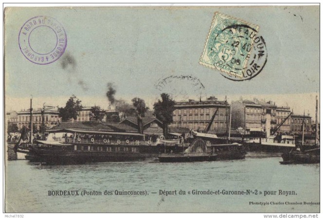 bordeaux depart du gironde pour royan