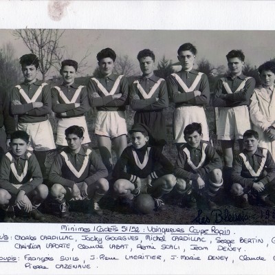 1951 les bleuets minimes   cadets 